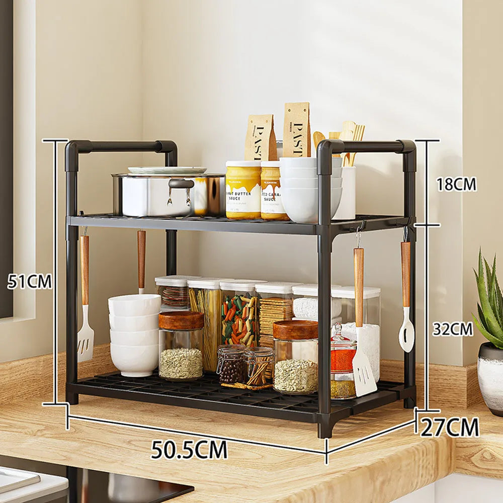 Clean Hoy™ Expandable Kitchen Shelf Organizer