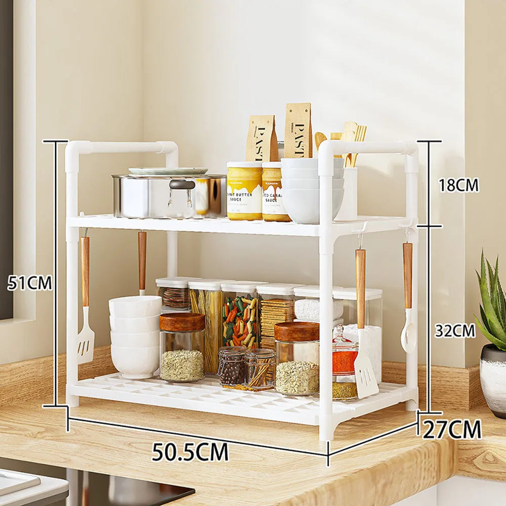 Clean Hoy™ Expandable Kitchen Shelf Organizer