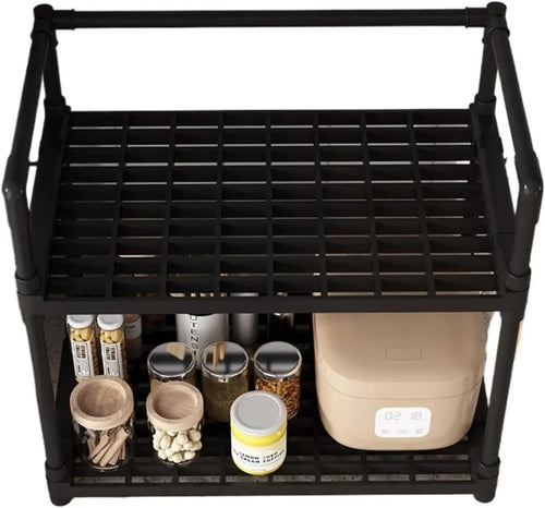 Expandable Storage Shelf Organizer for Kitchen, Pantry & Laundry Room